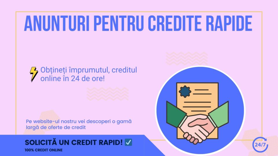 AnunTuri pentru credite rapide