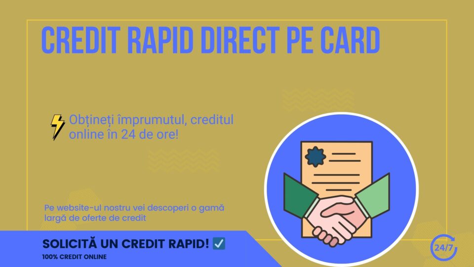 Credit rapid direct pe card