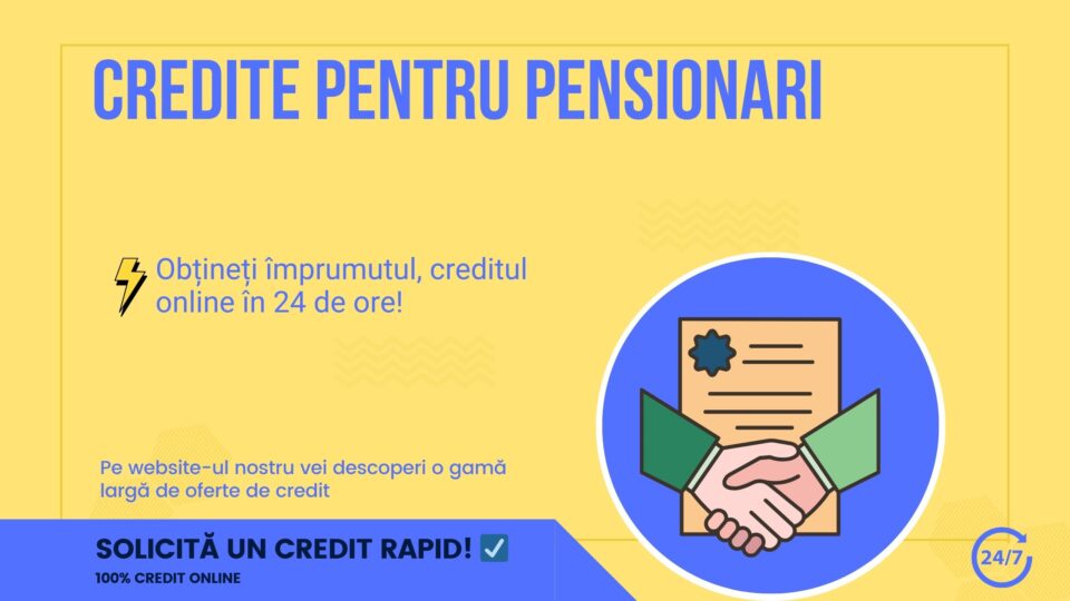 Credite pentru pensionari