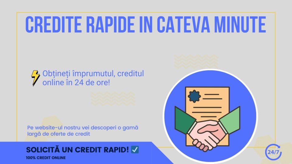 Credite rapide in cateva minute