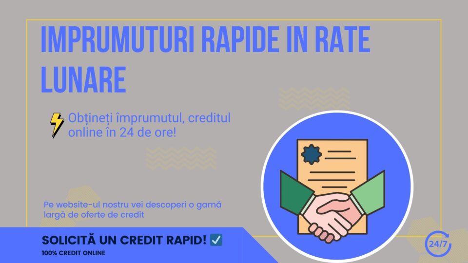 Imprumuturi rapide in rate lunare