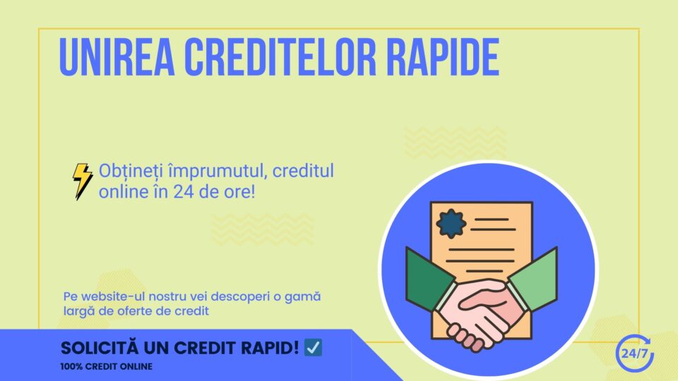 Unirea creditelor rapide