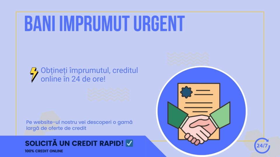 bani imprumut urgent