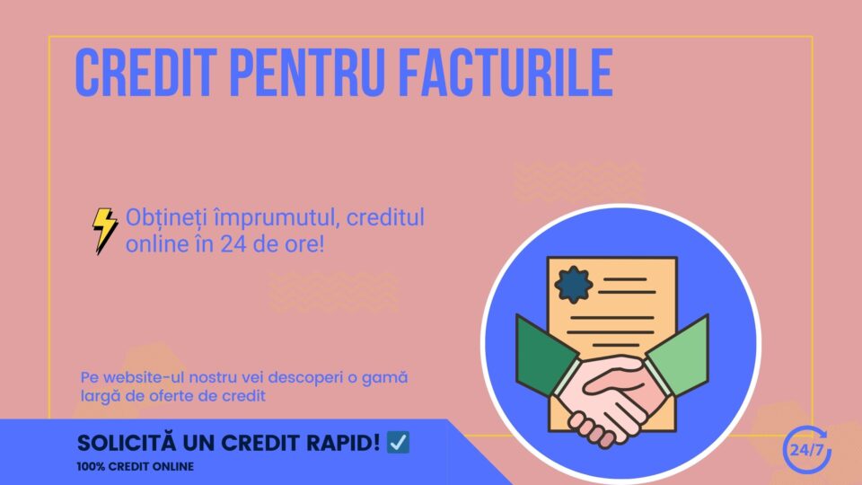 credit pentru facturile