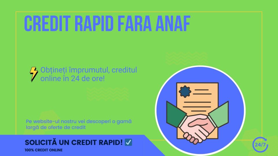 Credit rapid fara anaf