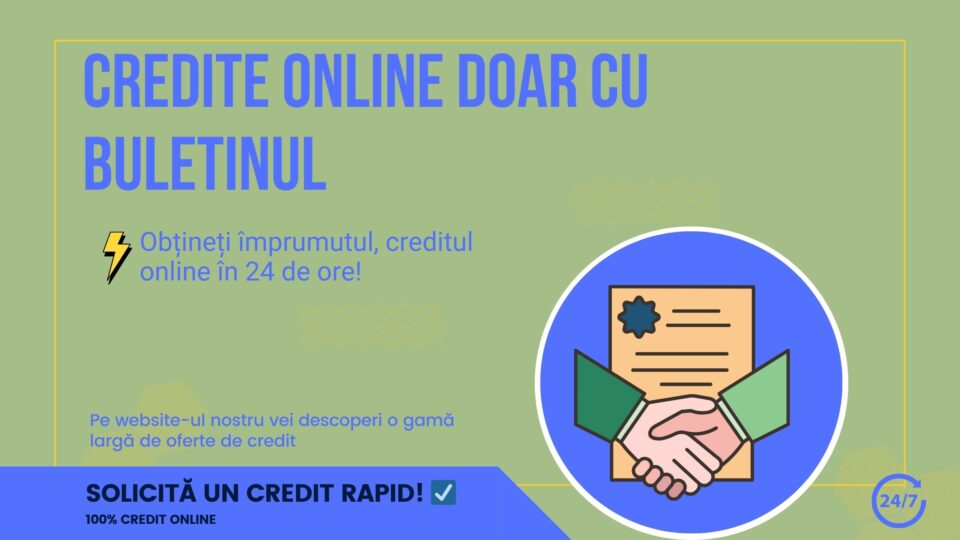 credite online doar cu buletinul